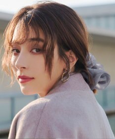 Tiaclasse パール付きオーガンジーシュシュ