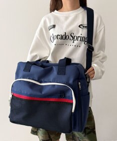 WEGO 【ユニセックス着用ITEM】2way拡張ボストンバッグ