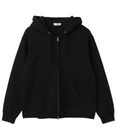 WEGO 【ユニセックス着用ITEM/裏起毛/SMLサイズ展開】リラックスフィットバックロゴジップパーカー