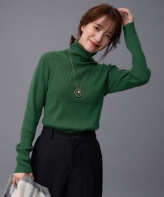 ANY ウールブレンドリブニット