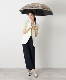 MOONBAT 【遮光100%】SOLFEGE MODE  晴雨兼用 長傘 日傘 街並プリント