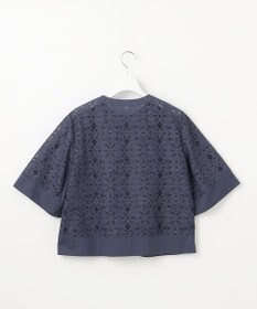 自由区 【カタログ掲載・洗える】フラワータイルレース ブラウス