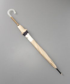 AURORA JILL STUART ジル スチュアート バイカラー柄 ジャンプ式耐風雨傘（長傘）