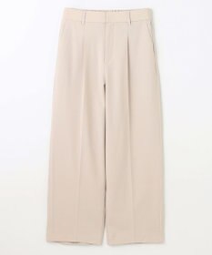 ANY L 【洗濯機可/ストレッチ/ウエストゴム/セットアップ可】イージーケアワイドパンツ