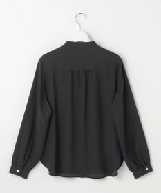 J.PRESS LADIES 【洗える】ヌーディスバックサテン ピンタック ブラウス