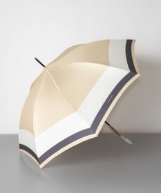 AURORA JILL STUART ジル スチュアート バイカラー柄 ジャンプ式耐風雨傘（長傘）