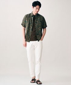 JOSEPH ABBOUD 【オリジナルジャージ生地/サラリ清涼/上質感】コンパクトブロックリンクス ドレス Ｔシャツ