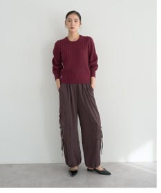 YECCA VECCA 金釦ミニケーブルニット