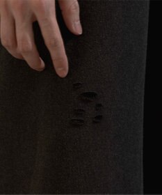 WEGO 【ウエストゴム】ダメージスウェットバギーパンツ