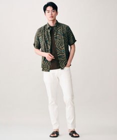 JOSEPH ABBOUD 【オリジナルジャージ生地/サラリ清涼/上質感】コンパクトブロックリンクス ドレス Ｔシャツ