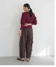 YECCA VECCA 金釦ミニケーブルニット