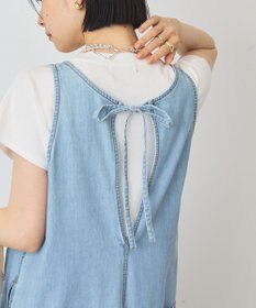 AMERICAN HOLIC バックリボンデニムオールインワン