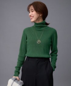 ANY ウールブレンドリブニット