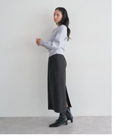 YECCA VECCA 金釦ミニケーブルニット