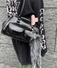 WEGO 総柄しっぽキーホルダー