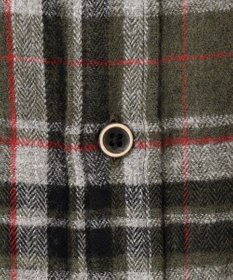 JOSEPH ABBOUD 【柔らかな肌触り/暖かい】 ラフィーコットンフランネルシャツ