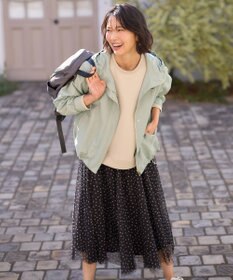 ANY 【ウエストゴム】チュールフレアースカート