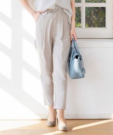 Tiaclasse 【洗える】幅広く活躍が期待できるドロストパンツ