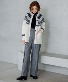 23区 【洗える】スムージーコットン シアーリブ ニット