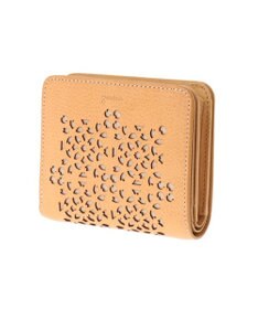 genten フラッターカットワーク 二つ折り財布