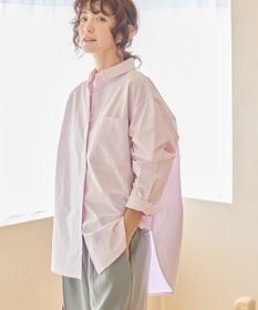 AMERICAN HOLIC ＵＶカットリサイクルコットンオックスシャツ