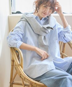 AMERICAN HOLIC ＵＶカットリサイクルコットンオックスシャツ