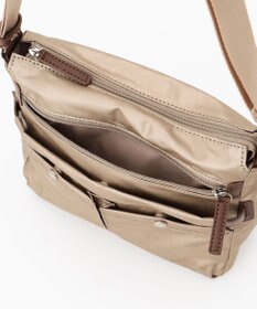 LA BAGAGERIE モノグラム　スクエアナイロンショルダー　Sサイズ