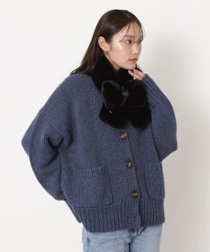 MOONBAT 【新色追加】PAUL & JOE ACCESSOIRES フェイクファーリボンマフラー