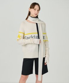 GRACE CONTINENTAL カシミヤバイカラーストール