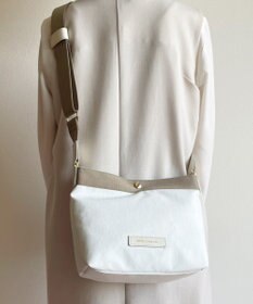 Hekhèr Le Style de Vie 新色追加【日本製】PUコートコットンキャンバス ショルダーバッグ