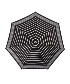 MOONBAT 【雨傘】ランバン　オン　ブルー (LANVIN en Bleu) ボーダー レース 折りたたみ傘