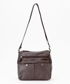 LA BAGAGERIE モノグラム　スクエアナイロンショルダー　Sサイズ