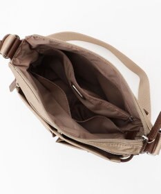 LA BAGAGERIE モノグラム　スクエアナイロンショルダー　Sサイズ