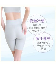 BRADELIS New York 【BRADELIS NewYork peace】綿混ストレッチハイブリッドガードル25 クロッチ付きで1枚履き可能な補整ガードル 消臭機能付き ブラデリス