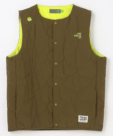 PW CIRCULUS 【撥水加工 / ストレッチ】【MEN】キルティング中綿インナーベスト ゴルフ