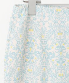 自由区 S 【洗える】ダマスクフローラルプリント スカート