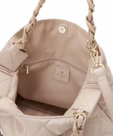 TOPKAPI 【TREASURE TOPKAPI】キルティング アクリルチェーン付 トート バッグ