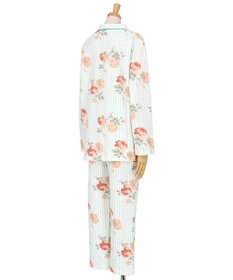 Wing パジャマ 綿100%(本体肌側) あったか 3Lまで対応 大きいサイズ 長袖 長ズボン 冬 レディース EP6023 ウイング／ワコール