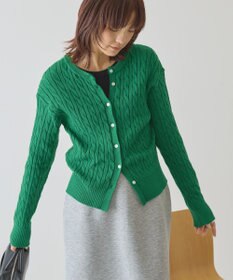 AMERICAN HOLIC ケーブルニットカーディガン