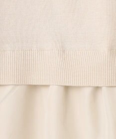 自由区 【SHIHOさん着用・1枚でサマになる】スムージーカシミヤレイヤード風ニット プルオーバー