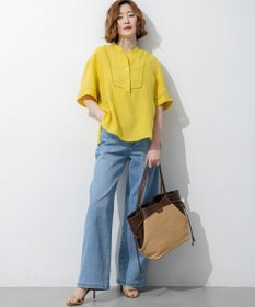 23区 L 【見上愛さん着用/Oggi掲載/接触冷感】23区DENIM サマー ストレート ワイド パンツ