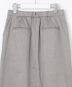 23区 S 【洗える/セットアップ対応】グロッシーコットンシャンブレー タイトスカート