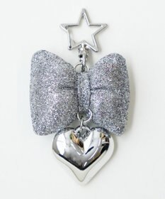 WEGO グリッターリボンキーホルダー