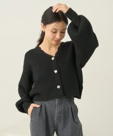 earth music&ecology アソートキラキラボタンカーディガン