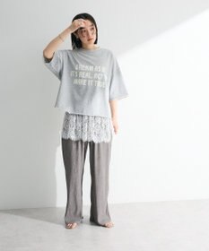 Green Parks レースレイヤード付け裾