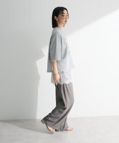 Green Parks レースレイヤード付け裾