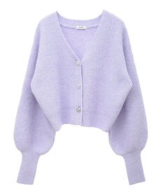 earth music&ecology アソートキラキラボタンカーディガン