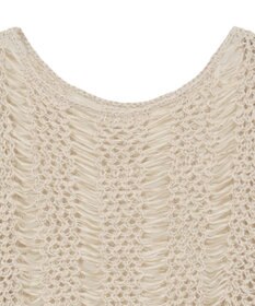 YECCA VECCA 【archive】テープヤーン袖レースプルオーバー