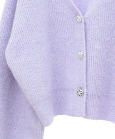 earth music&ecology アソートキラキラボタンカーディガン