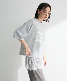 Green Parks レースレイヤード付け裾